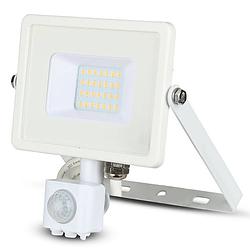 Foto van V-tac vt-20-s-w led schijnwerper met sensor - 20 w - 1600 lm - 4000k -