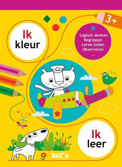 Foto van Ik kleur ik leer 3+ - paperback (9789403209951)