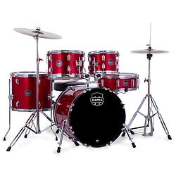 Foto van Mapex comet fusion infra red 5-delig drumstel incl. bekkens en hardware