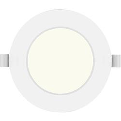 Foto van Led downlight pro - aigi trinko - inbouw rond 4w - natuurlijk wit 4000k - mat wit - kunststof - ø98mm