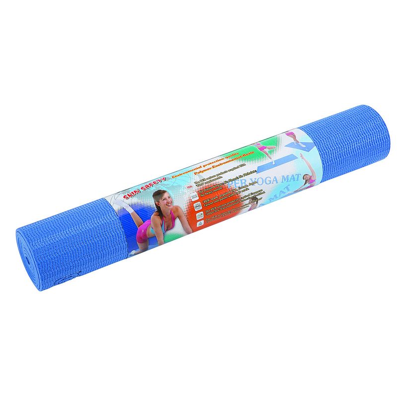 Foto van Atipick yogamat 173 x 61 x 0,4 cm blauw