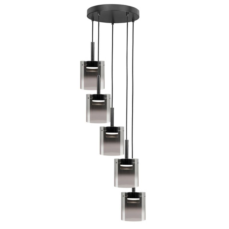 Foto van Infiori -ghlight - salerno - hanglamp - led - 45 x 45 x 180cm - zwart