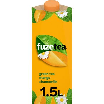 Foto van Fuze tea green tea mango chamomile 1, 5l bij jumbo