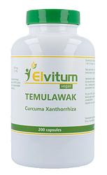 Foto van Elvitum temulawak curcuma xanthorrhiza capsules