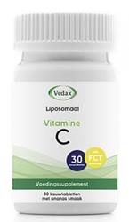 Foto van Vedax liposomale vitamine c kauwtabletten