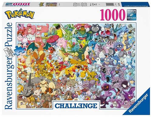 Foto van Pokémon challenge puzzel 1000 stukjes