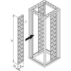 Foto van Schroff 23117021 kabelvoering (b x h) 150 mm x 1934 mm 1 stuk(s)