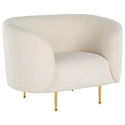 Foto van Beliani loen - fauteuil-wit-polyester