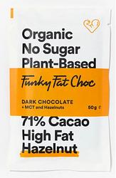 Foto van Funky fat choc dark chocolate hazelnoot