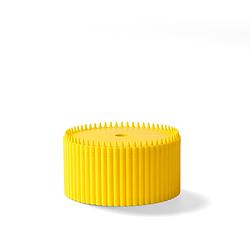 Foto van Ronde opbergdoos 2,5 liter, geel - polypropyleen - crayola
