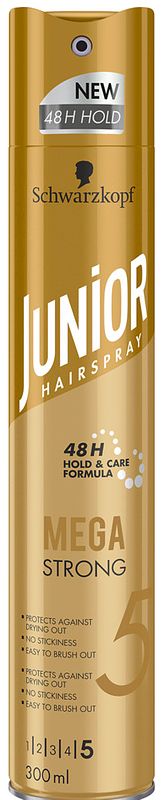 Foto van Junior hairspray mega strong 300ml bij jumbo