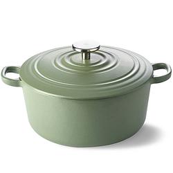 Foto van Bk braadpan bourgogne olive green - ø 28 cm / 6.7 liter