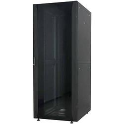 Foto van Intellinet 19 netzwerkschrank premium line 32he 1589x600x800mm flatp tragl. 2000kg schwarz 19 inch patchkast (b x h x d) 600 x 1589 x 800 mm 32 he zwart (ral