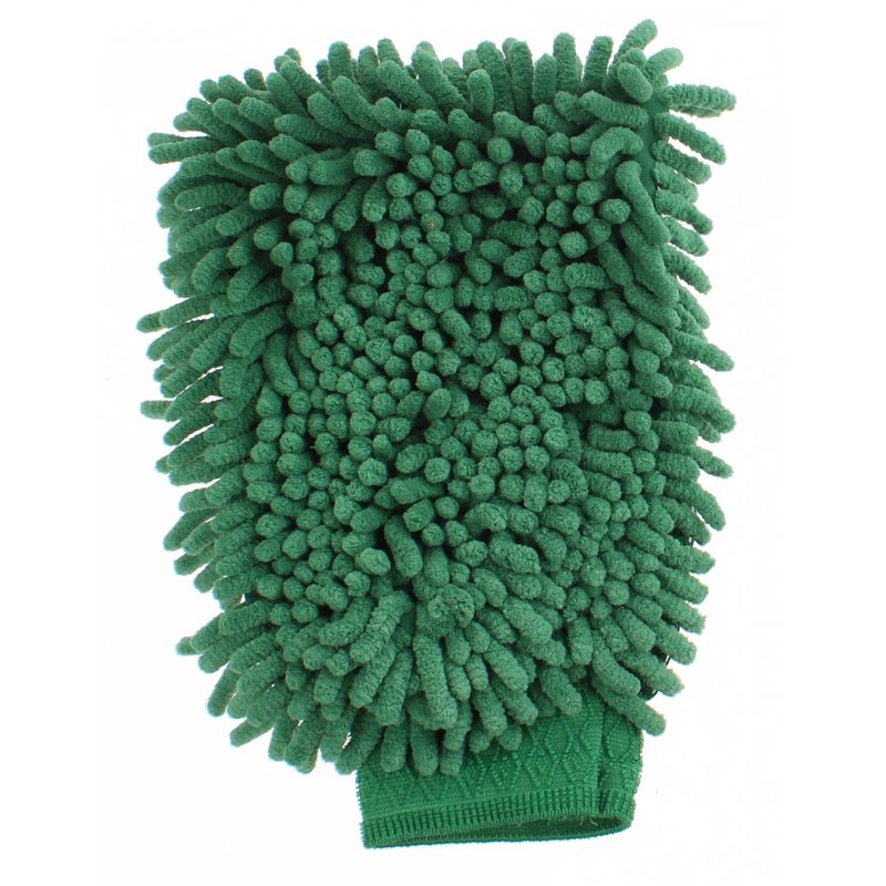 Foto van Turtle wax washandschoen microvezel/mesh 20 x 14 x 6 cm groen