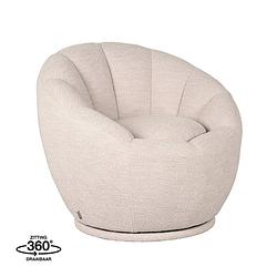 Foto van Label51 fauteuil crown - naturel - boucle