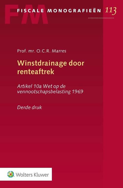 Foto van Winstdrainage door renteaftrek - o.c.r. marres - paperback (9789013150360)