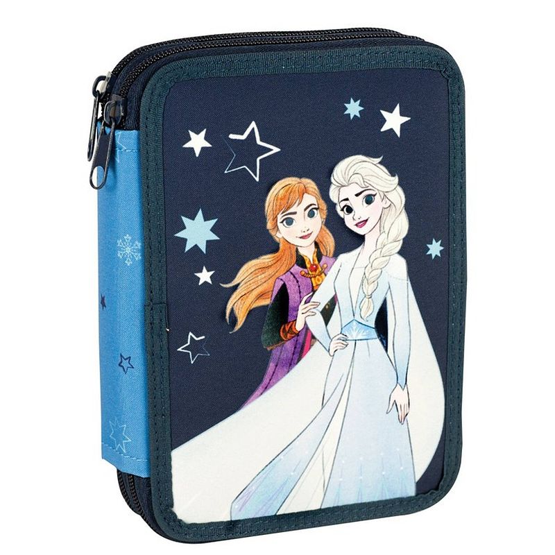 Foto van Disney etui frozen 2 junior 18 cm polyester blauw 27-delig