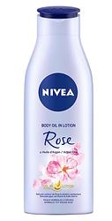 Foto van Nivea body oil in lotion rose & argan
