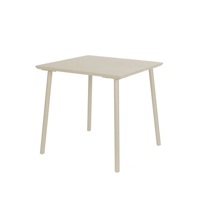 Foto van George table 80x80x75 cm alu pearl grey