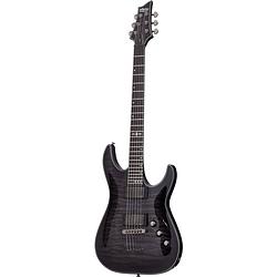 Foto van Schecter hellraiser hybrid c-1 trans black burst elektrische gitaar