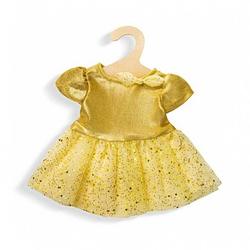 Foto van Heless poppenkleding jurk goud 35-45 cm