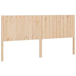 Foto van The living store houten hoofdeinde - grenenhout - 185.5 x 4 x 100 cm - trendy design