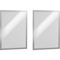 Foto van Durable 487323 infoframe, zelfklevend zilver (b x h) 325 mm x 445 mm din a3