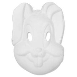 Foto van Basic wit konijnen/hazen masker - verkleedmaskers