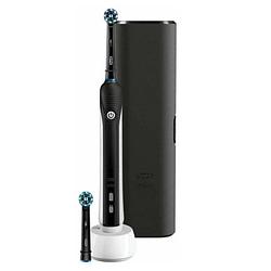 Foto van Oral-b elektrische tandenborstel smart 4 4500n zwart - 3 poetsstanden