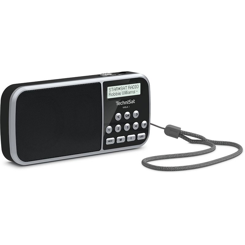 Foto van Technisat viola 3 - portable dab+ radio - zwart