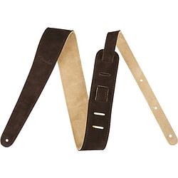 Foto van Fender 2 inch suede strap reversible brown-tan gitaarband