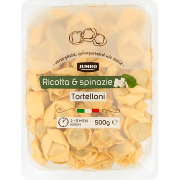 Foto van Jumbo verse pasta tortelloni met ricotta & spinazie 500g