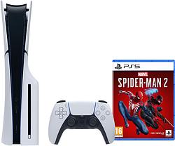 Foto van Playstation 5 slim disc edition + marvel's spider-man 2