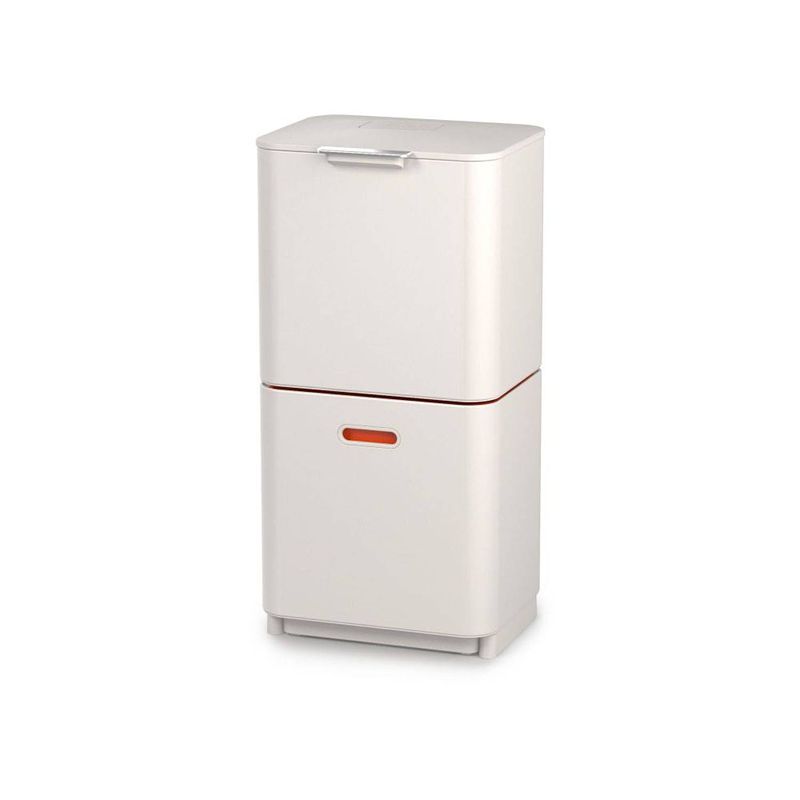 Foto van Joseph joseph intelligent waste totem max 60 liter steen