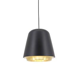 Foto van Lamponline hanglamp santiago ø 35 cm zwart-goud