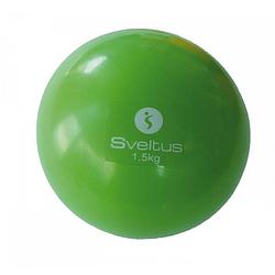 Foto van Sveltus medicijnbal 1,5 kg groen