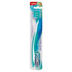 Foto van 2-in-1 tandenborstel voor het reinigen van kunstgebitten en tanden