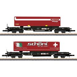 Foto van Märklin 82273 z set van 2 zakwagens sdkms van de hupac