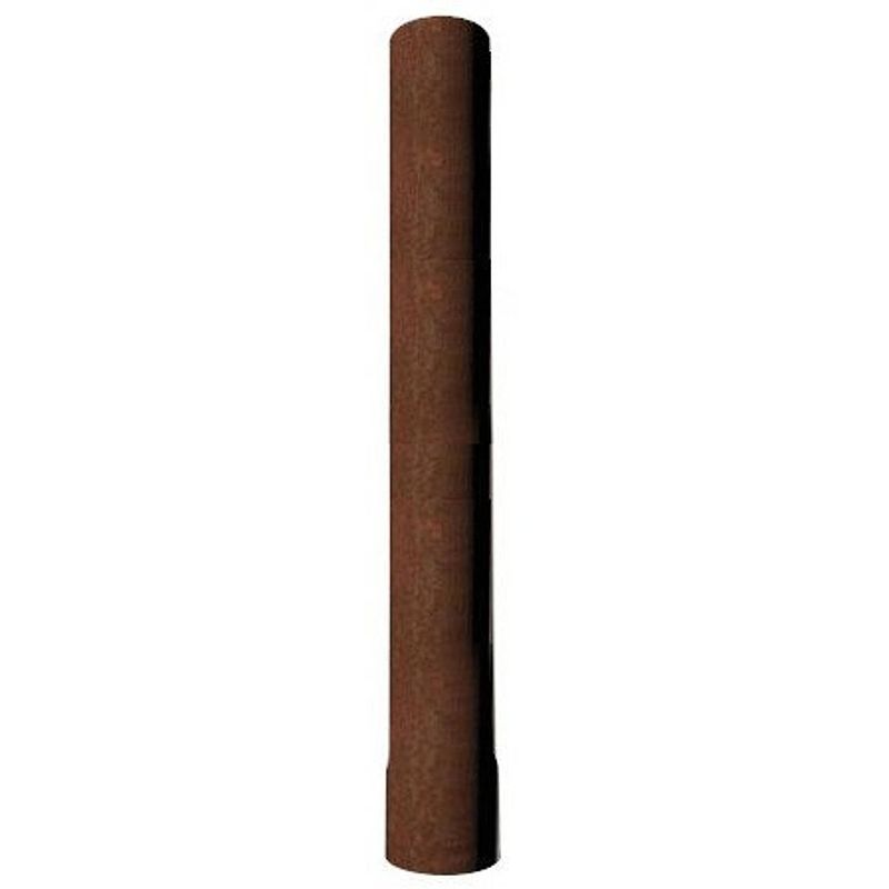 Foto van Bonfeu kachelpijp 66 cm roest - l 10 x b 10 x h 66 cm - staal - (roest)bruin