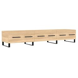 Foto van Vidaxl tv-meubel 150x36x30 cm bewerkt hout sonoma eikenkleurig