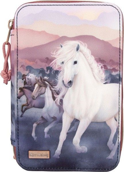 Foto van Miss melody 3-vaks etui night horses