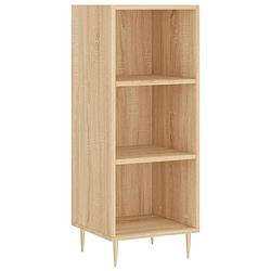 Foto van Vidaxl dressoir 34,5x32,5x90 cm bewerkt hout sonoma eikenkleurig