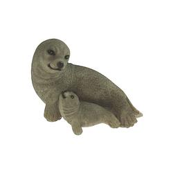 Foto van Beeldje zeehond inclusief baby 11 cm