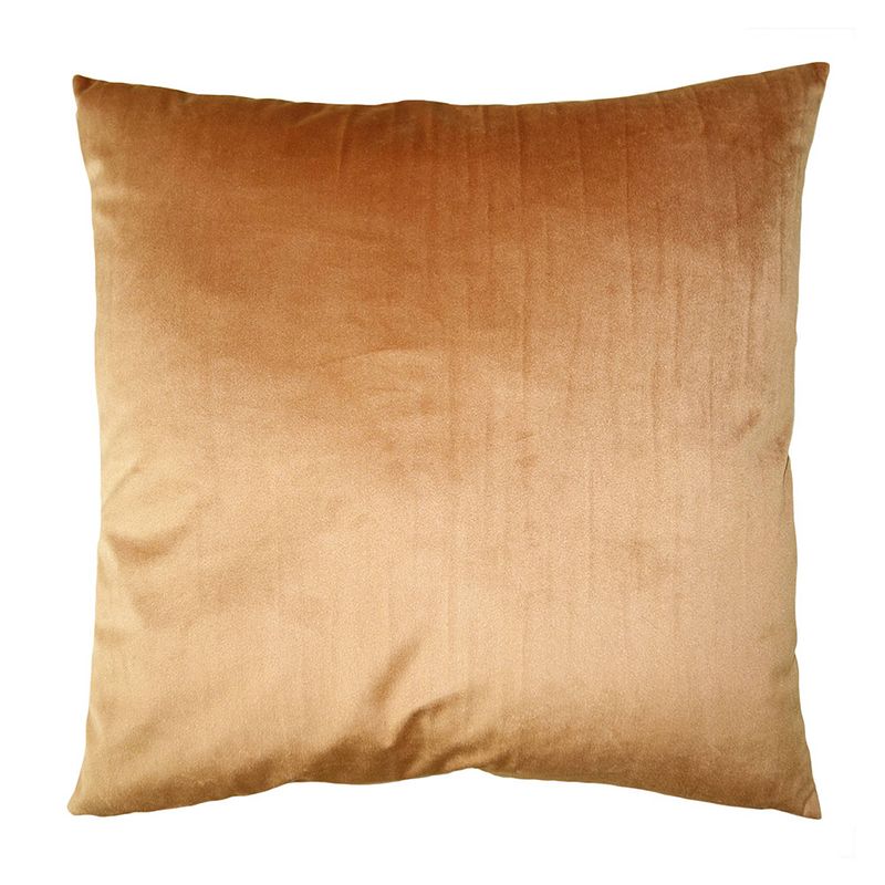 Foto van Clayre & eef kussenhoes 45x45 cm oranje polyester sierkussenhoes oranje sierkussenhoes