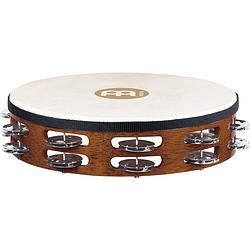 Foto van Meinl tah2ab traditional goat-skin wood tambourine, steel