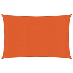 Foto van Vidaxl zonnezeil 160 g/m?? 2x3,5 m hdpe oranje