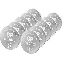 Foto van Cr2025 knoopcel lithium 3 v gp batteries gpcr2025-2cpu10 10 stuk(s)
