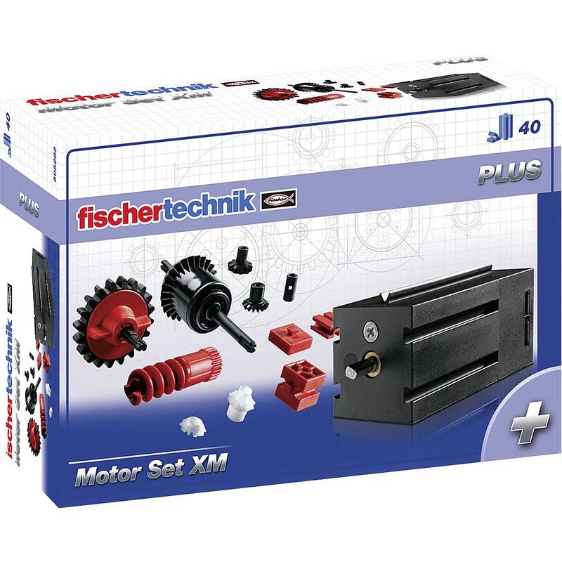 Foto van Fischertechnik 505282 plus motor set xm mechanica, elektronica experimenteer-set vanaf 7 jaar