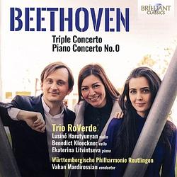 Foto van Beethoven: triple concerto & piano concerto no.0 - cd (5028421964836)