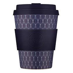 Foto van Ecoffee cup tsar bomba pla - koffiebeker to go 350 ml - paars siliconen